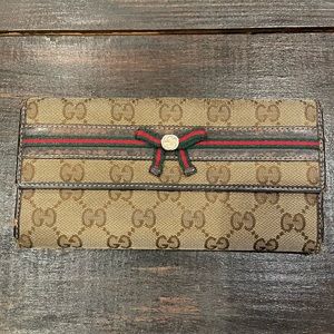 Gucci Ophidia GG Medalion Logo Continental Wallet